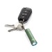 Porte-clés torche en aluminium recyclé RCS Flash, porte-clés lampe promotional