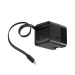 Chargeur 65W GaN avec câble Urban Vitamin Mendocino, prise électrique universelle et adaptateur universel de voyage promotional