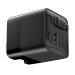 Chargeur 65W GaN avec câble Urban Vitamin Mendocino, prise électrique universelle et adaptateur universel de voyage promotional