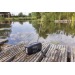 Radio d'urgence en plastique recyclé RCS RescueWave, lampe solaire promotional
