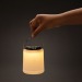 Lampe de table rechargeable en plastique recyclé RCS Limio, randonnée promotional