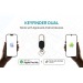 Porte-clés avec géolocalisation Keyfinder Dual, traceur GPS promotional