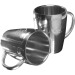Set de 2 mugs en métal de 20cl, mug et tasse en métal promotional