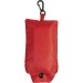 Sac shopping pliable avec pochette et mousqueton, Sac shopping pliable promotional