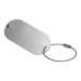 Aluminium suitcase label, luggage tag holder promotional