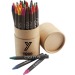 Cardboard tube of 30 grease pencils, Grease pencil and wax crayon promotional
