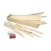 Plumier en bois avec crayons de couleur, Crayon de couleur promotional
