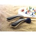 Set of 2 beach rackets with ball, chess game and small horses wholesaler