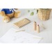 Tube en bois avec 6 crayons à papier de couleur wholesaler