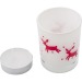 Product thumbnail Decorated glass candle jar with candle 2