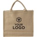 Product thumbnail Jute shopping bag with short handles 2