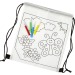 Sac à dos en non-tissé 80 g/m², Sac à colorier promotional