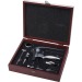 Wine set of 9 pieces, wine accessories, sommelier cases and wine boxes promotional
