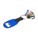 Product thumbnail Bottle opener key ring with 5 coloured snap hooks 4