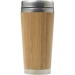 Product thumbnail Bamboo thermos travel mug (400 ml) 1