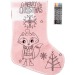 Product thumbnail Christmas sock made of 80g/m² non-woven fabric 1