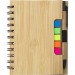 A5 bamboo notebook with pen and notes, Hard cover notebook promotional