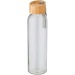 Product thumbnail Glass bottle 60cl with bamboo stopper and strap 1