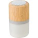Illuminated speaker in ABS and bamboo, Wooden or bamboo enclosure promotional