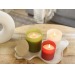 Candle in a Lucas glass holder, candle promotional