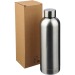 Gourde en acier inoxydable recyclé Isaih, bouteille isotherme  promotional