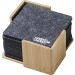 Lawrence rPET felt coaster, felt swag promotional
