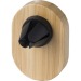 Support de téléphone en bambou Larry, Porte-téléphone portable et support, socle, base pour smartphone promotional