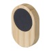 Support de téléphone en bambou Larry, Porte-téléphone portable et support, socle, base pour smartphone promotional