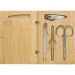 Manicure set in a Lydia bamboo case, Manicure set promotional