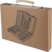 Coffret à dessin en bois Thessaly, Crayon de couleur promotional