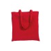 Shopper avec soufflet en canvas 280 gr/m2, anses longues, Nouveauté promotional