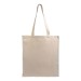 Shopper avec soufflet en canvas 280g/m², anses longues wholesaler