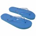 UNISEX flip-flop with 120g PE sole and transparent PVC strap. One size wholesaler