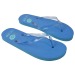 UNISEX flip-flop with 114g PE sole and transparent PVC strap. One size wholesaler