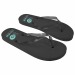 UNISEX flip-flop with 114g PE sole and transparent PVC strap. One size wholesaler