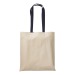 Shopper en coton naturel 220g/m², anses longues colorées wholesaler