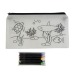 Set de 5 crayons de couleurs à la cire de forme cylindrique, dans un étui en TNT à colori wholesaler