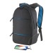 Sac-à-dos porte-pc en polyester 600D. Poche principale porte-pc et 3 poches frontales wholesaler