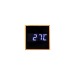 Horloge réveil et display température à LED blanche, en bambou wholesaler