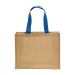 Tote bag en toile de jute, anses longues et soufflet, Tote bag promotional