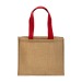 Tote bag en toile de jute, anses longues et soufflet, Tote bag promotional
