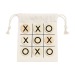 Wooden tic-tac-toe game with cotton pouch wholesaler