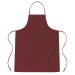 Product thumbnail Made in Italy long apron in cotton and polyester 200 g/m2 1