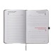 Agenda journalier 2026, couverture rigide en PU thermocollé avec piqûres sur les bords wholesaler