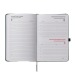 Agenda journalier 2026, couverture rigide en PU thermocollé avec piqûres sur les bords, agenda promotional