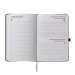 Agenda journalier 2026, couverture rigide en PU thermocollé avec piqûres sur les bords wholesaler