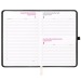 Agenda journalier 2026, couverture rigide en PU thermocollé avec piqûres sur les bords, agenda promotional