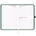 Agenda journalier 2026, couverture rigide en PU thermocollé avec piqûres sur les bords, agenda promotional
