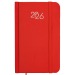 Agenda de poche hebdomadaire 2026, couverture rigide en carton laminé, agenda promotional