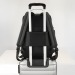 Notebook backpack 15 in water-resistant soft PU, aircraft promotional